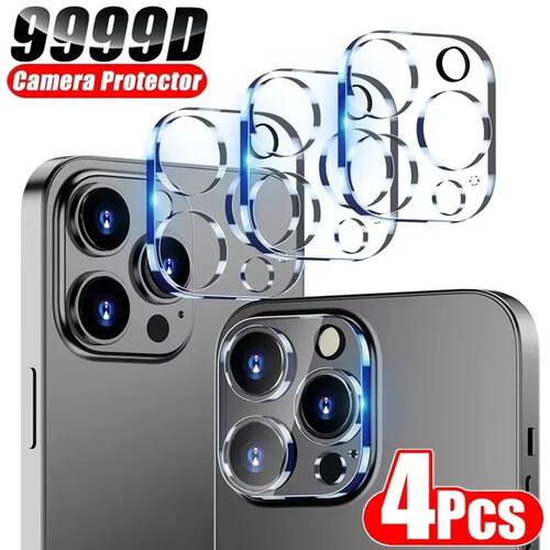 4Pcs Camera Lens Protector Glass For iPhone 16 13 12 11 14