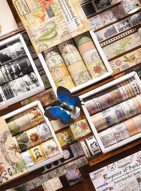 20Pc Vintage Washi Tape Scrapbooking Decal Masking Tape for