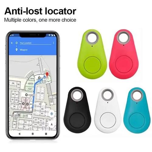 Mini GPS Tracker Locator AntiLost Alarm Wallet Keychain