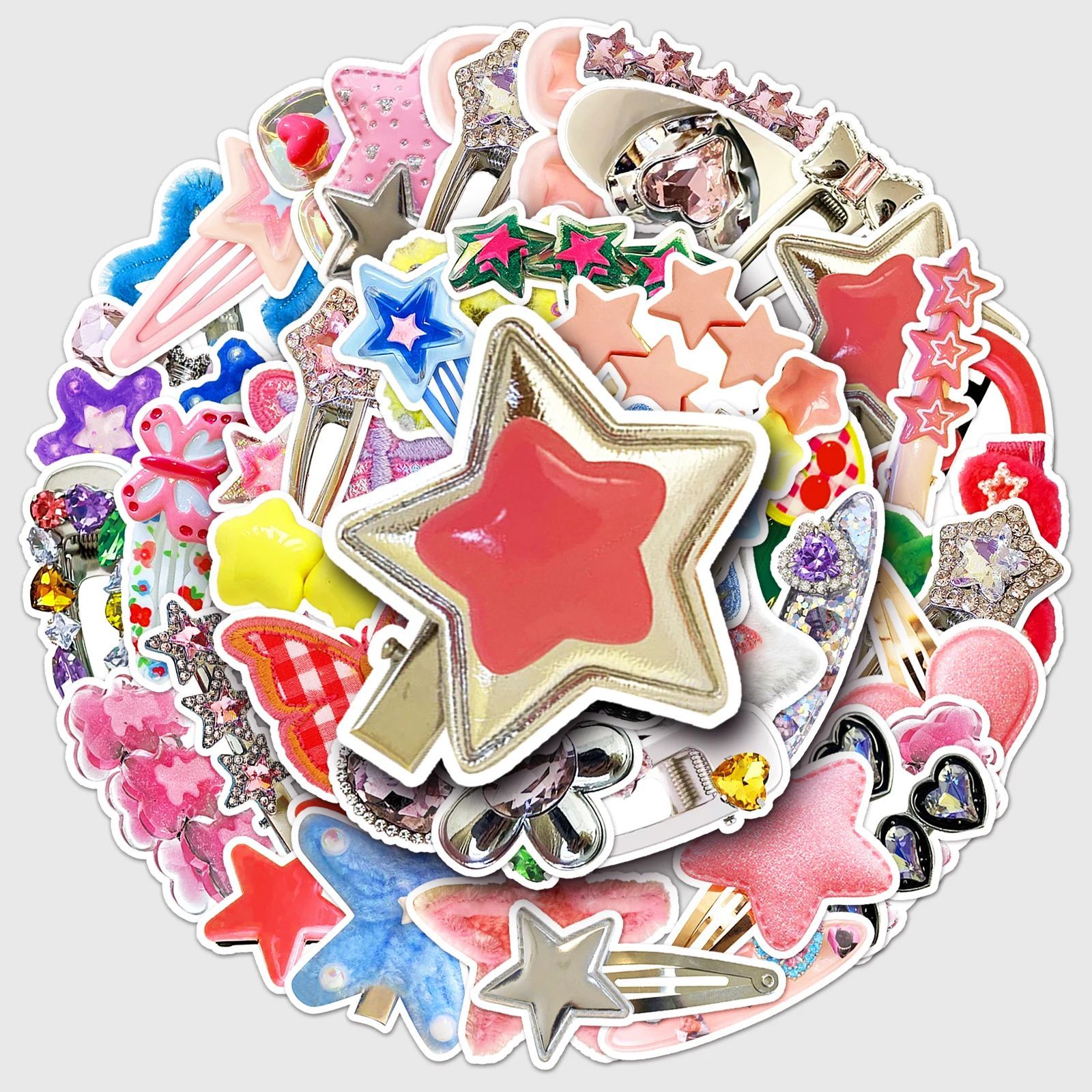 50pc  Cartoon Cute Graffiti Stickers Suitcase Laptop Guitar