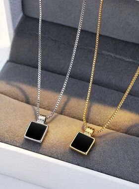 2024Color Sweater Clavicle Chain Necklace Aesthetic Jewelry