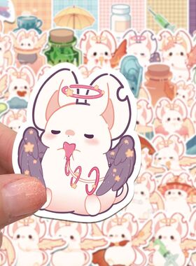 50PCS Cute Mouse Laptop Stickers Cartoon Pets Animals