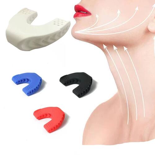 Silicone Bite Balls Jaw Exerciser Face Stress Ball Jawline