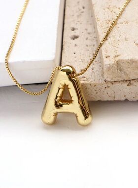 2024al Letter Pendant Necklace for Women Men Boy Fashion