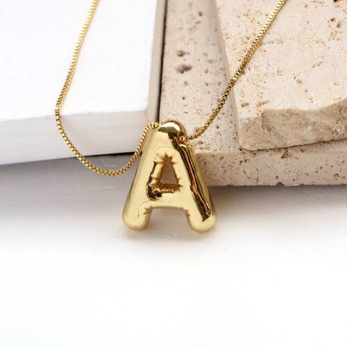 2024al Letter Pendant Necklace for Women Men Boy Fashion