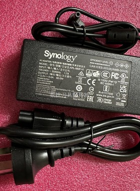 适用Synology群晖60W电源12V5A适配器1DS220充电器KPL-060F-VI充