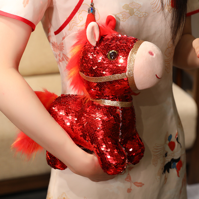 2026年新年摆件装饰马年生肖吉祥物年会小礼品小马男女生礼物春节