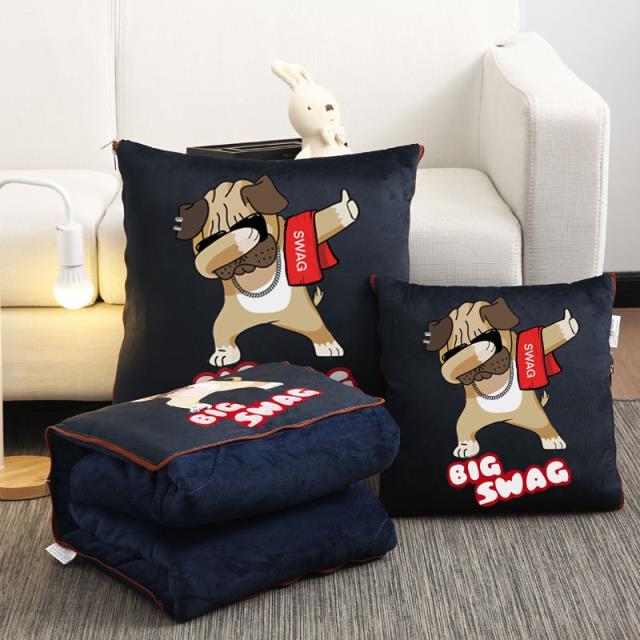 Moon pillow multi-function h can pillow and quilt dual-use