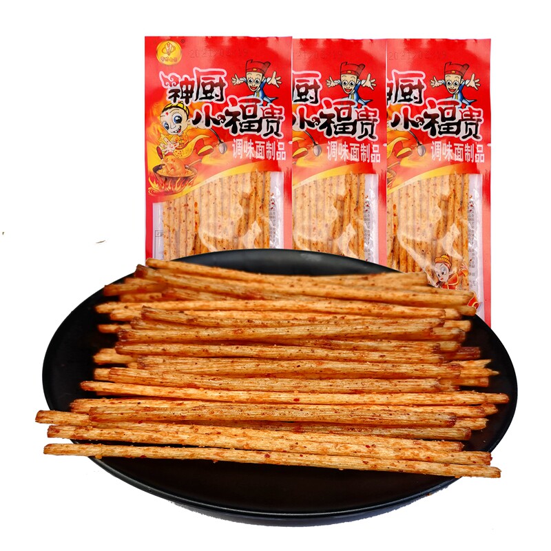 神厨小福贵辣条重庆正宗麻辣四川8090儿时小吃怀旧零食面筋大礼包