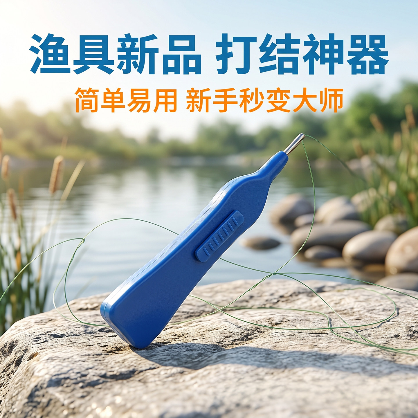 钓隐新品快速打结神器子线伸缩打结器简单易用新手绑钩打结工具