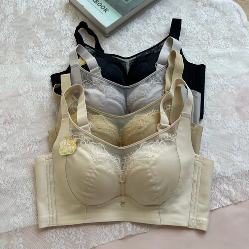 无钢圈聚拢收副乳防下垂BC杯文胸