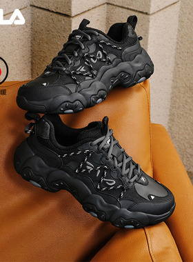 FILA 斐乐官方女鞋FLUID 6 WE复古运动鞋2025冬季新款加绒猫爪6代