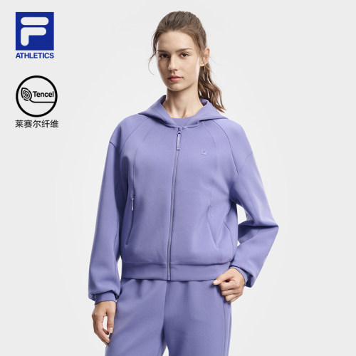 FILA斐乐女士针织连帽外套