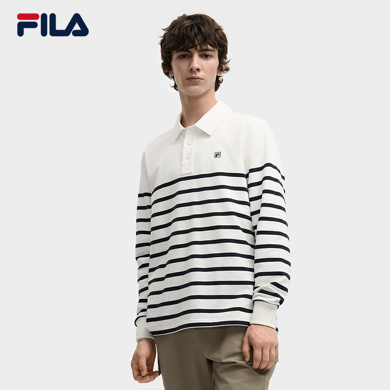 FILA斐乐男士针织长袖衫