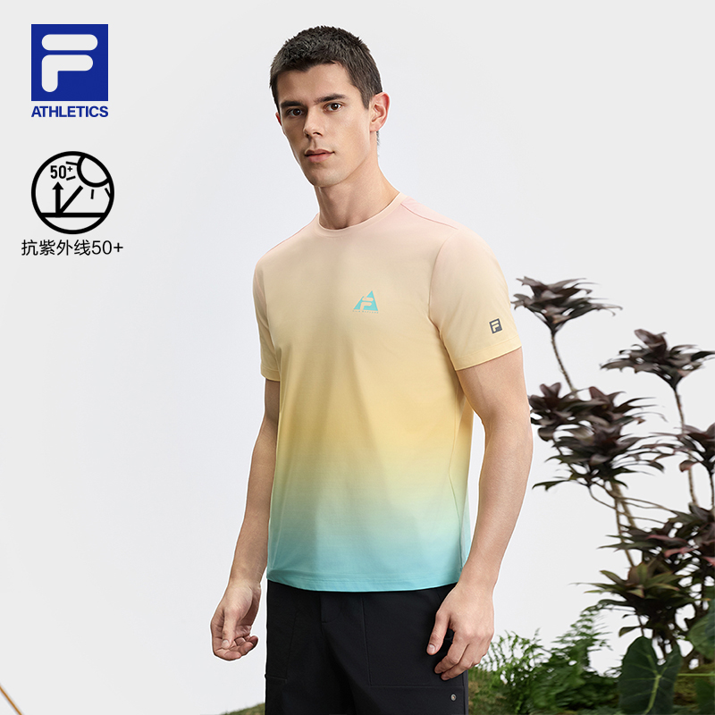 FILA斐乐男子针织短袖衫