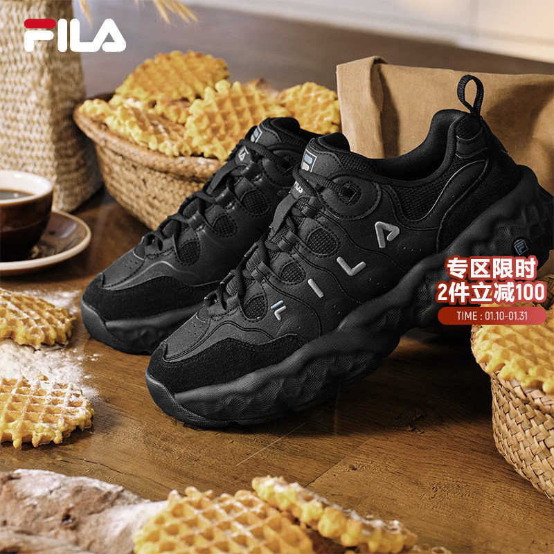 FILA斐乐官方松饼鞋男鞋老爹鞋运动鞋2025冬季新款鞋子厚底休闲鞋,运动鞋new,运动休闲鞋,淘宝优惠券,粉丝福利购,淘宝优惠卷