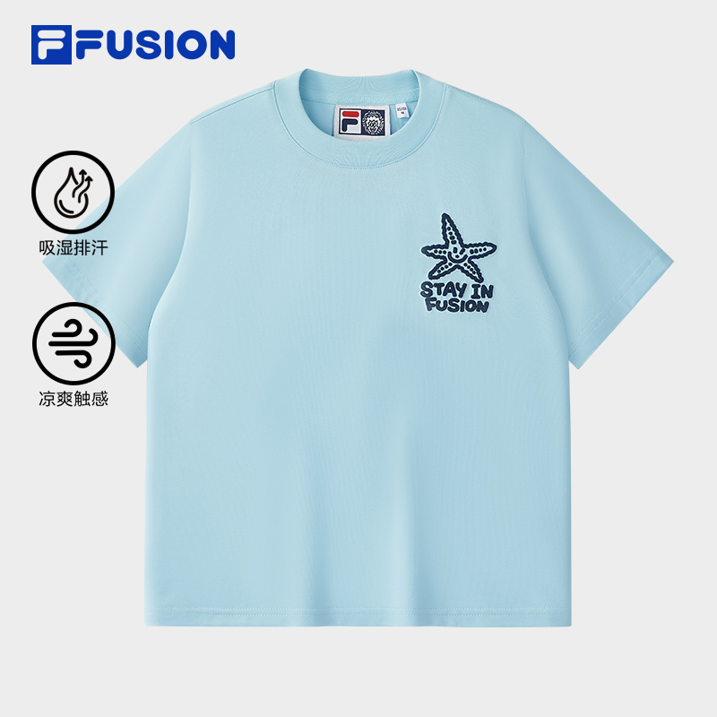 FILAFUSION斐乐女子短袖T