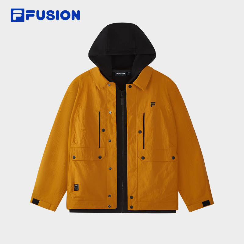 FILA FUSION斐乐潮牌梭织上衣两件套男2026春季新款休闲宽松外套,运动服/休闲服装,运动茄克/外套,淘宝优惠券,粉丝福利购,淘宝优惠卷