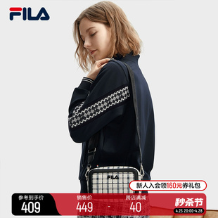 FILA 时尚 休闲随身包包单肩包斜挎包 斐乐官方女包挎包2024春新款