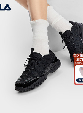 FILA 斐乐官方女鞋ECHAPPE复古运动鞋2025冬新款芭蕾鞋薄底休闲鞋