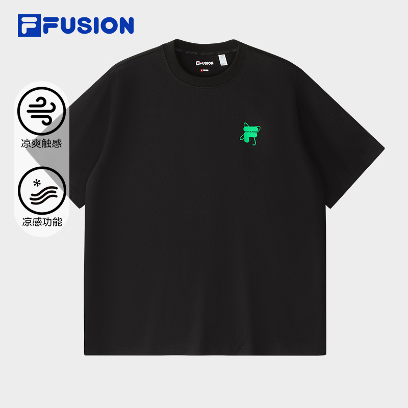 FILAFUSION斐乐情侣短袖T