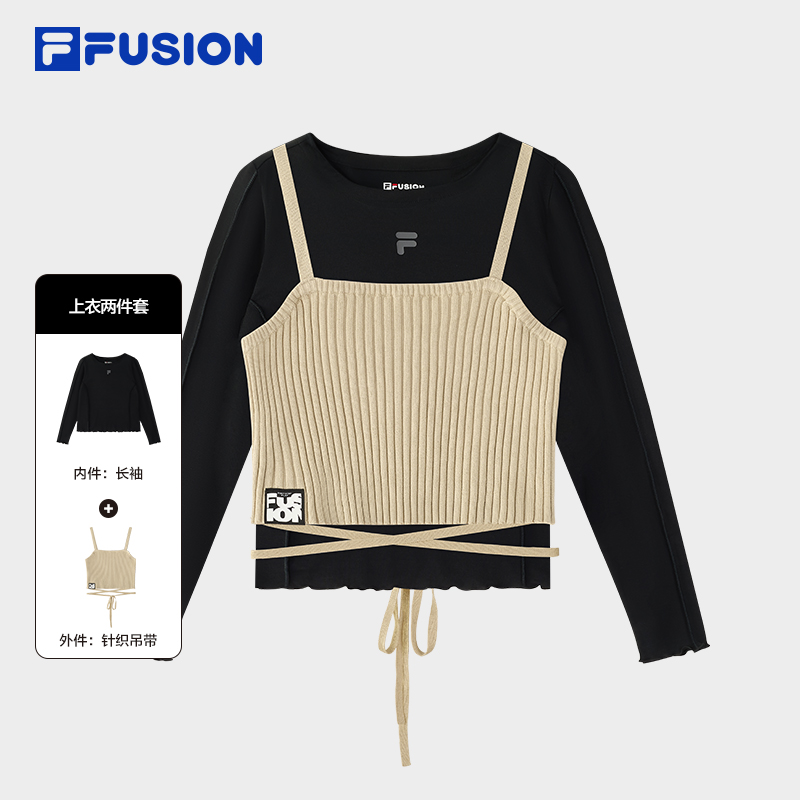 FILAFUSION斐乐女子长袖T