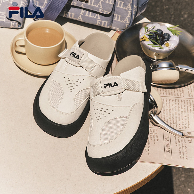 【勃肯鞋】FILA 斐乐官方女鞋拖鞋2026年夏季欧若风元气拖鞋