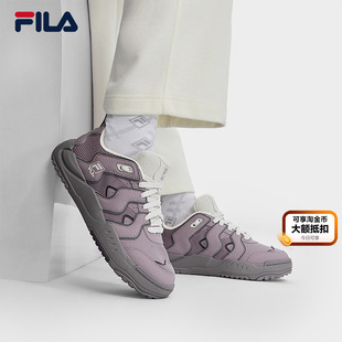 2025冬季 BRACE复古板鞋 新款 破界者休闲鞋 FILA 运动鞋 斐乐官方女鞋