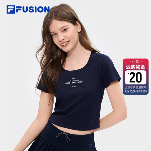 FILAFUSION斐乐女子短袖T
