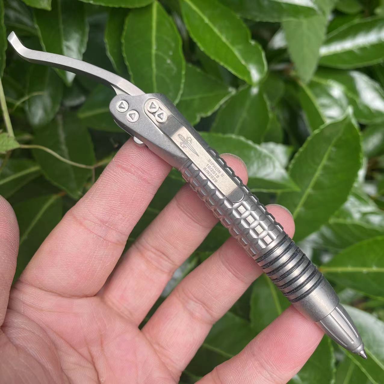 纯钛合金MT微技术Microtech虹吸笔G2飞梭笔芯 高端金属书写中性笔