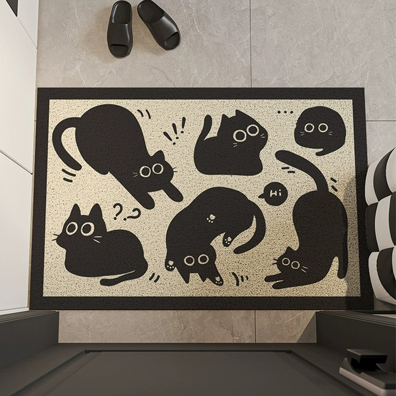 pvc日式家用入户门地垫防滑耐磨