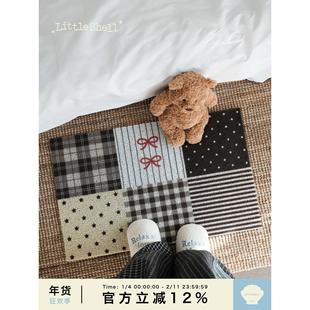 创意韩系插画风入户防滑地垫丝圈可裁剪玄关门口耐脏耐磨家用地毯