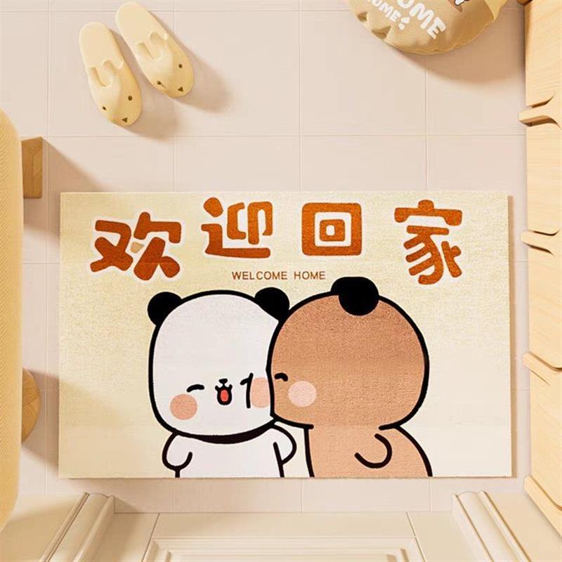 一二布布丝圈地垫入户2025新年高级感新房进门地毯踏者生财脚垫