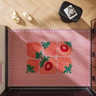 丝圈入户门地垫高端进门门口脚垫新款玄关门垫防滑除尘可裁剪地毯