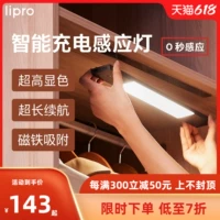 lipro Физиологичная индукционная перезаряжаемая светодиодная лента для шкафа, умный магнитный ночник, лампа, защита глаз