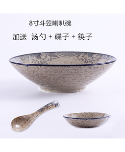 极速Ramen Bowl instant noodlXes large Bowl Nsoup bowl househ
