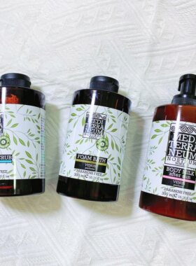 希腊原装进口橄榄油温和清洁滋润沐浴露/磨砂膏/身体乳300ml