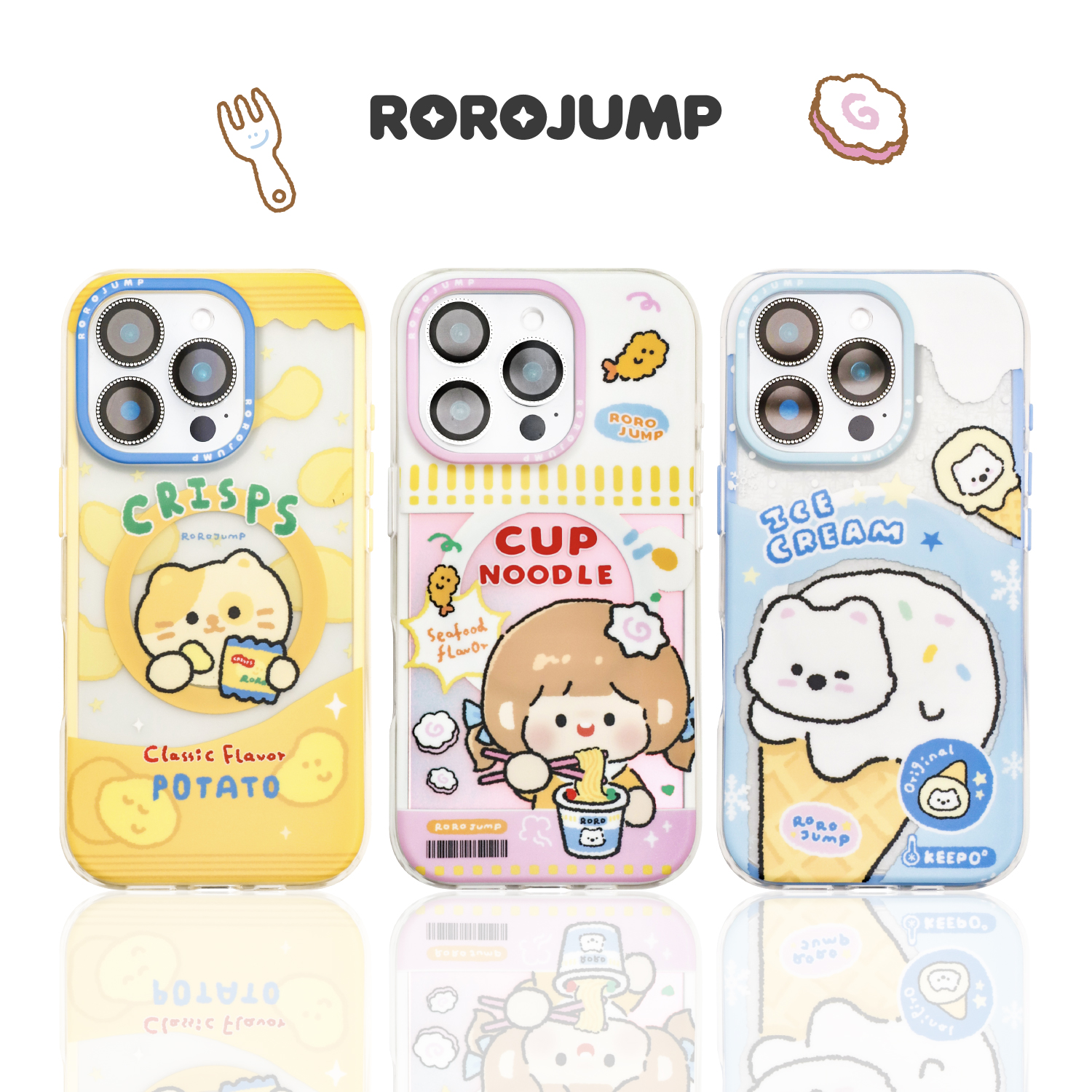 肉肉酱卡路里小分队适用iphone16promax磁吸手机壳苹果15pro保护套14超薄二合一磨砂防摔13卡通女高级感小众