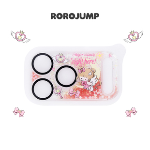 肉肉酱月光美少女镜头贴适用iphone17promax手机镜头保护膜iPhone17Pro后摄像贴新款 彩绘流沙全包相机圈女