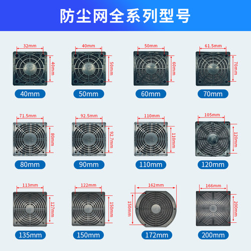 过滤网GBOC三合一防尘网ABS环保