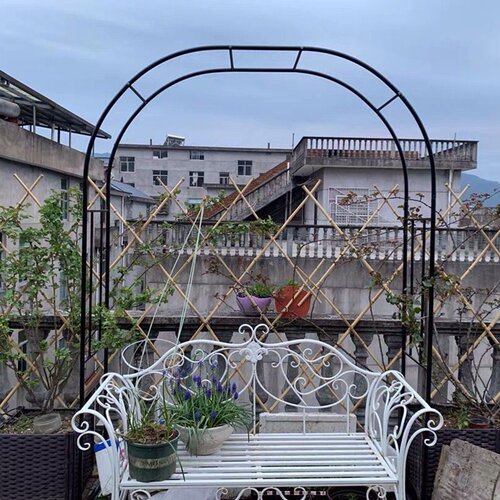 极速Garden arch vflower stand courtyarId climbing vine green