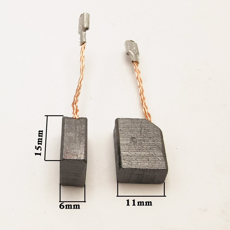 适配东成S1M-FF17-100角磨机碳刷 磨光机通用耐磨电刷火花石配件图片