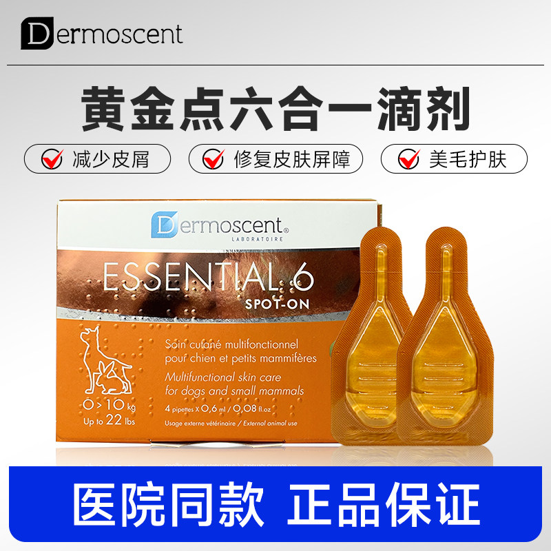 德美丝黄金点滴剂宠物狗抑制皮屑减少异味保护皮肤掉毛修复美毛猫