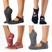 Toesox正品 小女生普拉提耐磨防滑五指袜 33码 瑜伽袜XS码 小脚34码