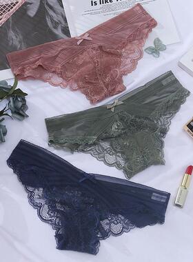 Underwear For women womens Panties knickers Breathable Lace