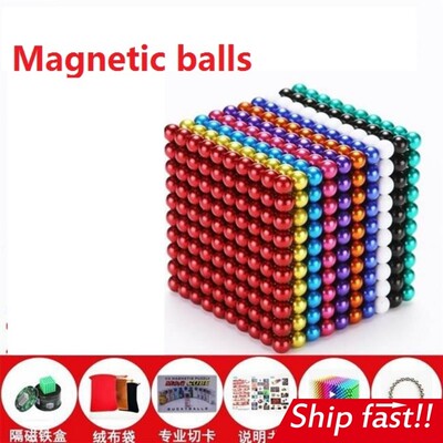 1000 magnetic balls ball magnetic magic luminous assembly