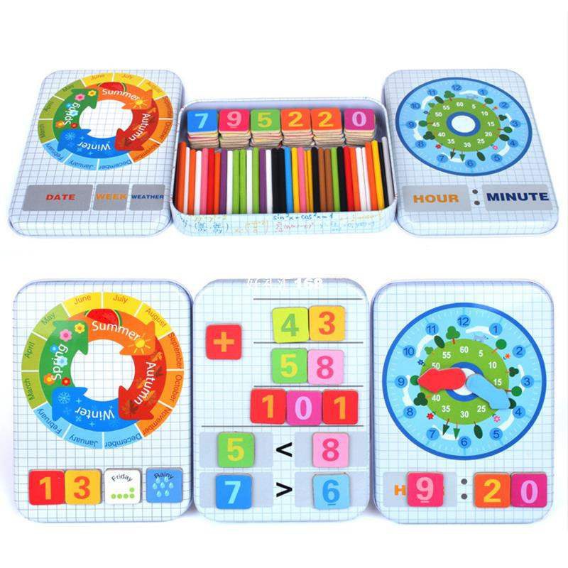 速发High Quality Kids Montessori Mathematics Wooden Toys Col-封面