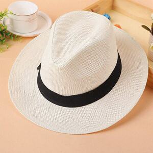 推荐Korean men's flat top cowboy hat, Ping hats, Sun Beach H