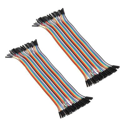 推荐40pcs 20cm Female to Female Color Breadboard Cable Jump