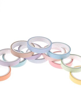 极速1Set 12 colors Washi Tape Set Adhesive decoratiVon tapes